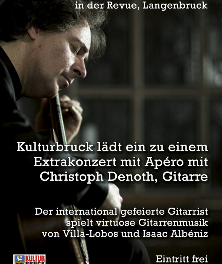 Christoph Denoth spielt virtuose Gitarrenmusik