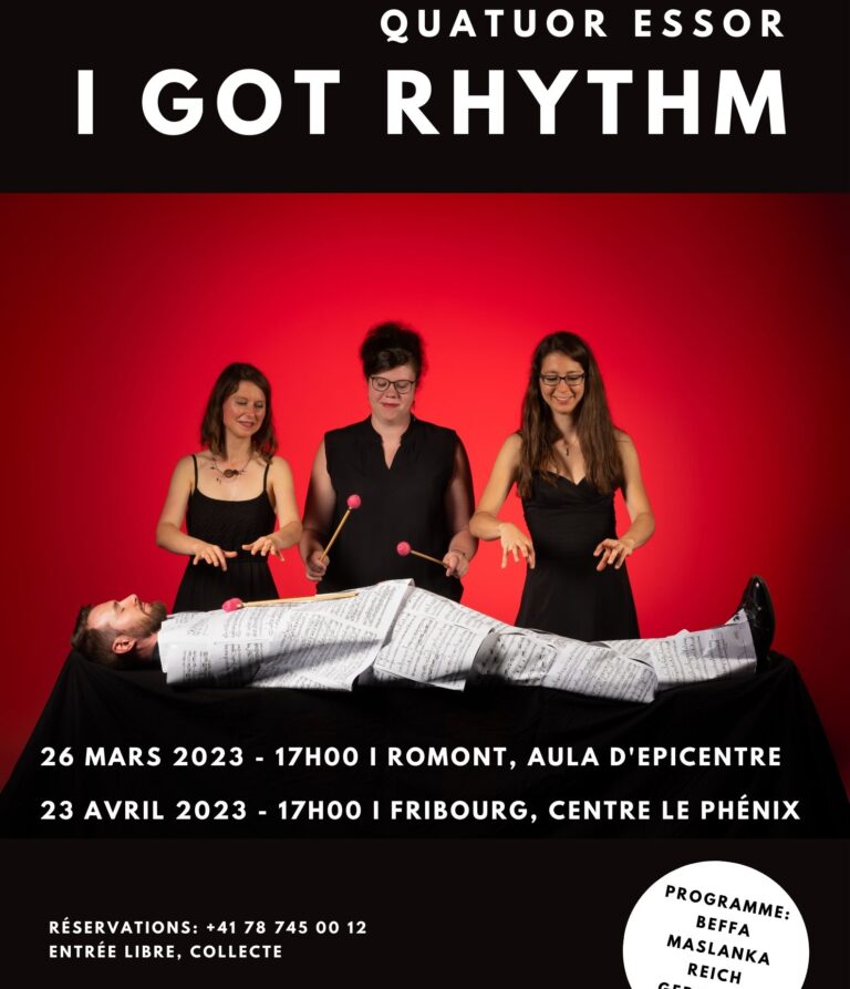 I GOT RHYTHM - Quatuor Essor - 2 pianos & 2 percussions