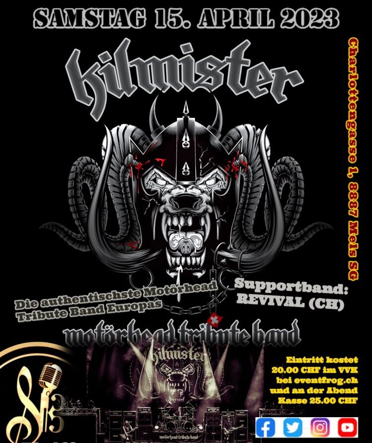 Kilmister (CH) Support Revival (CH)