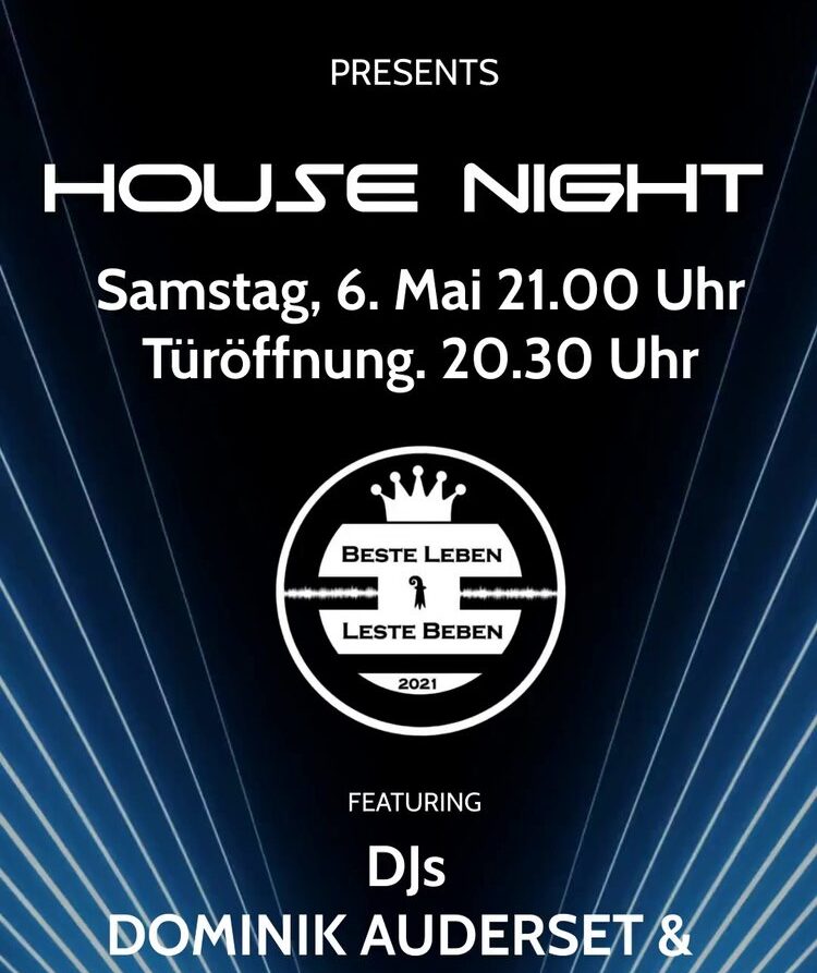AUREA House Night mit Dominik Auderset und Franco Paoli als DJs