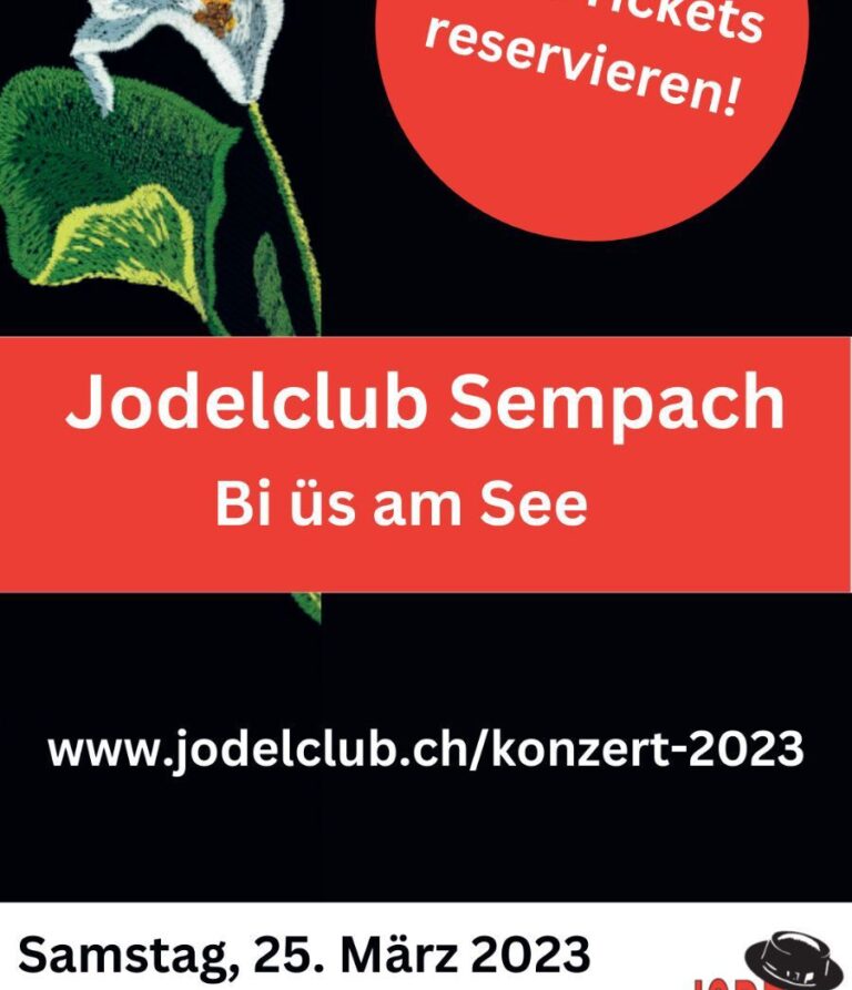 Jahreskonzert Jodelclub Sempach